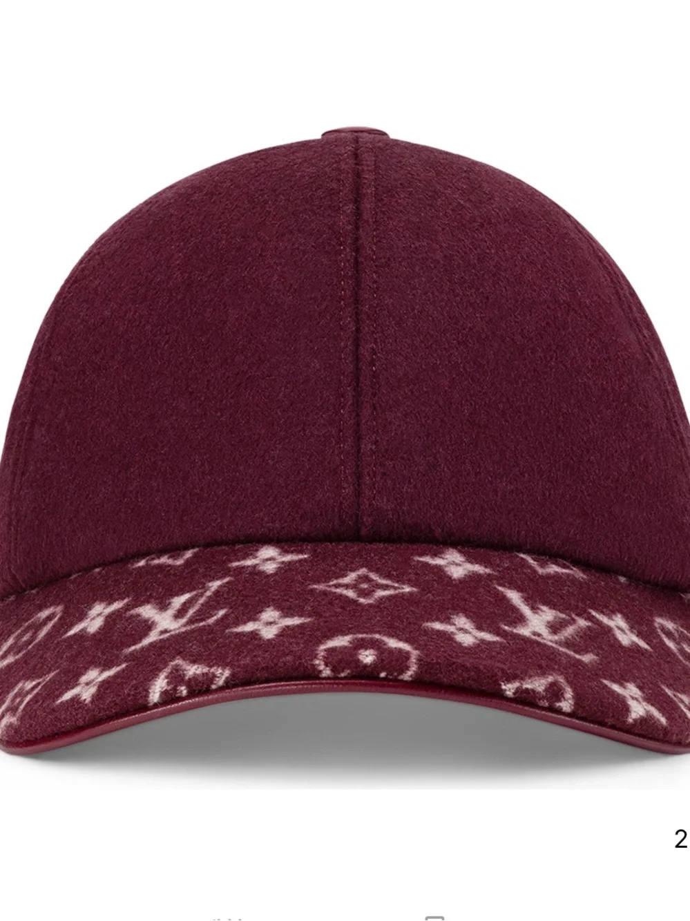 Louis Vuitton endless cap wool Monogram